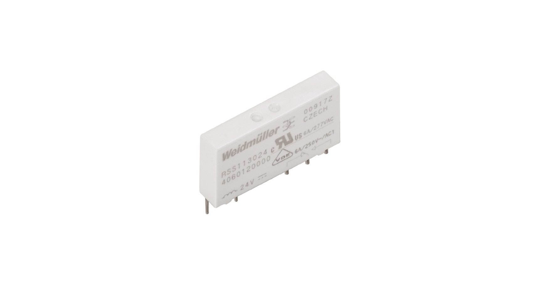 RSS113024 24VDC RELÉ, Relay, Number of contacts: 1, CO contact AgNi ...