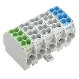 Weidmüller WPD 501 fővezeték-leágazó sorkapocs 5P, 20 csatlakozás, 25 mm², 152 A, 1000 V