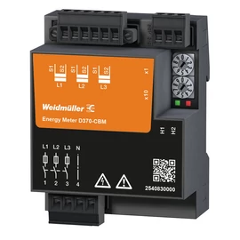 Weidmüller ENERGY METER D370-CBM energiamérő DIN sínre 3 fázisú Modbus kommunikációval