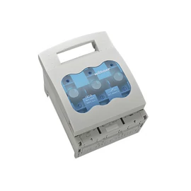 Wöhner QUADRON60 NH1 250 A biztosítós szakaszolókapcsoló – 3P, 60 mm bus-sín, felső/alsó bekötés (33601)