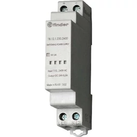 Kapcsolóüzemű tápegység, 35 mm-es szerelősínre pattintható, bemenet: (110...240) V AC vagy 220 V DC, kimenet: 12 W, 12 V DC