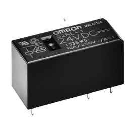 Omron G2RL-1 teljesítményrelé, 1 váltóérintkező, 12 A, 24 V DC