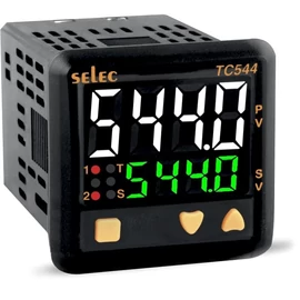 Selec TC544C‑2 – PID hőmérsékletszenzor/szabályozó, 1/16 DIN, Relé 5 A / SSR 12 V DC, 12‑24 V DC Selec TC544C‑2 – PID hőmérsékletszenzor/szabályozó, 1/16 DIN, Relé 5 A / SSR 12 V DC, 12‑24 V DC