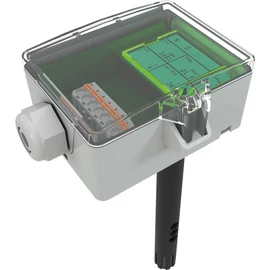 Thermokon LK+ CO2 LCD RS485 Modbus légcsatorna hőmérséklet és CO2 távadó 180mm