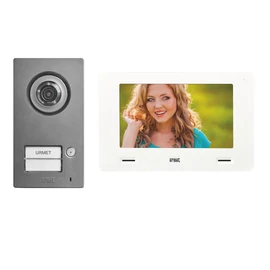 Urmet 2-vez. MIKRA2+cxMODO 1-lakásos videó kaputelefon szett 7" 1xmonitor+kaputábla+táp