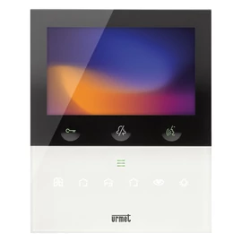 Urmet 2Voice VOG5W 5" videó lakáskészülék (monitor) WIFI, érintő gombokkal fehér