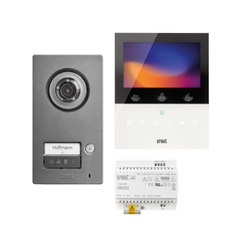 Urmet 2Voice MIKRA2+VOG5W 1-lakásos videó kaputelefon szett / 5" WIFI 1xmonitor + kaputábla + táp