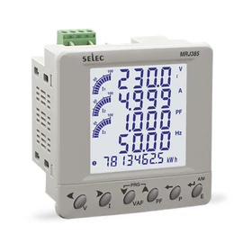 Energiamérő almérő - fogyasztásmérő - digitális - 3 fázis - panelbe építhető