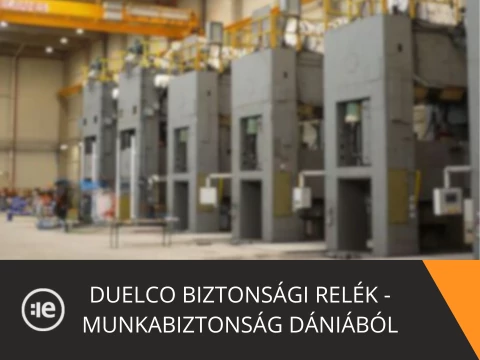 DUELCO biztonsági relék - munkabiztonság Dániából