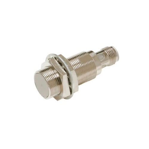 Proximity sensor, inductive, Fluororesin coating (base material: brass), M18, shielded, 8 mm, DC, 3-wire, PNP NO, IO-Link C