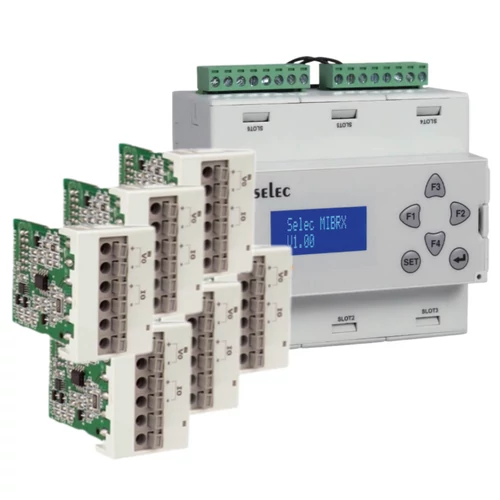 PLC csomag 6 modulos (Alapmodul + kijelző + 18 digitális bemenet + 12 digitális kimenet)