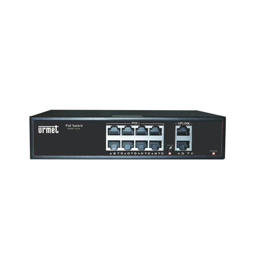 URMET 8 PORT POE + 2 UPLINK PORT SWITCH