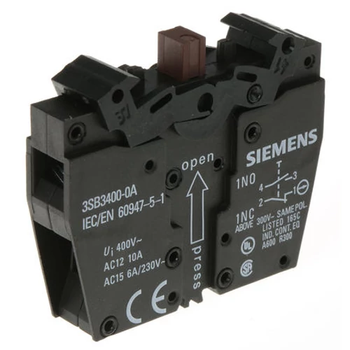 siemens-kontaktblokk-1no-1nc-3sb3400-0a