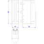 Kép 2/2 - Wöhner CrossBoard csatlakozó modul 3P 100A IP20 6–50 mm²