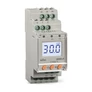 Kép 1/2 - Digitális földzárlat figyelő relé 10mA-30A, 230VAC, 2SPDT, 35mm DIN