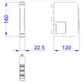 Kép 2/2 - Wöhner MOTUS® Hibrid motorindító 3 pólusú, 1,5–6,5 A, CrossBoard®
