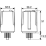 Kép 2/2 - Bedugható relé 3PDT - 10 A - 24 V AC