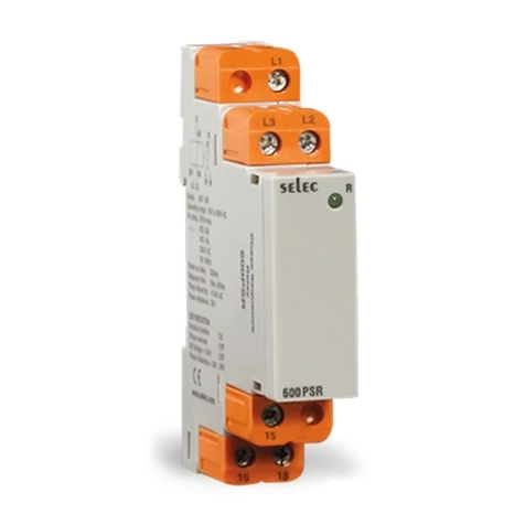 Háromfázisú analóg - Fázisfigyelő relé 280-528 VAC 600PSR-CE