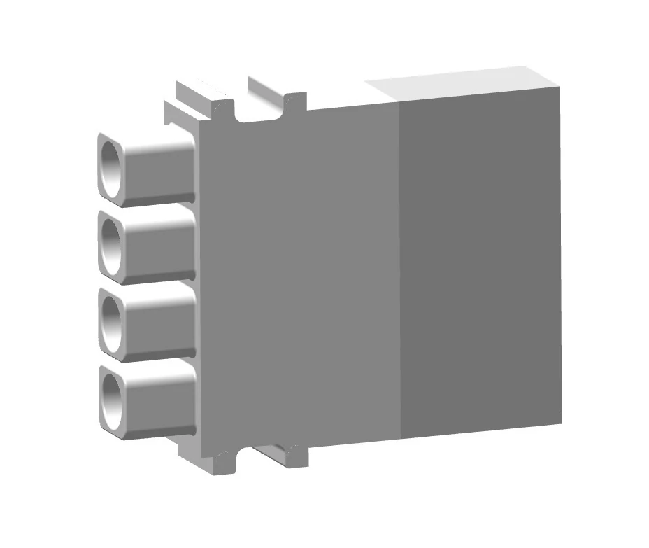 ODU-MAC® White- Silver-Line insulation body Pin 4-pos.