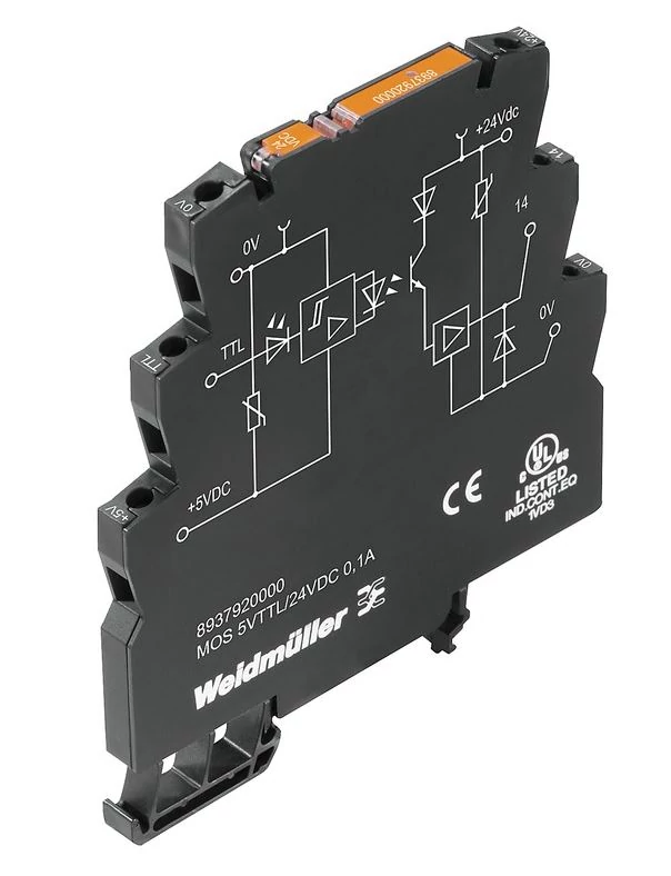 MOS 5VTTL/24VDC 0,1A szilárdtest relé