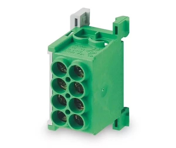 MAG 25‑2 (MAG1250G32) – 2×25 mm² fővezetéki sorkapocs, 400 V, zöld