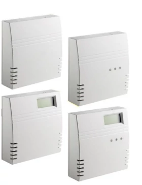 Thermokon WRF04 CO2 VV LCD kombinált terem hőmérséklet és légminőség távadó 0..10V