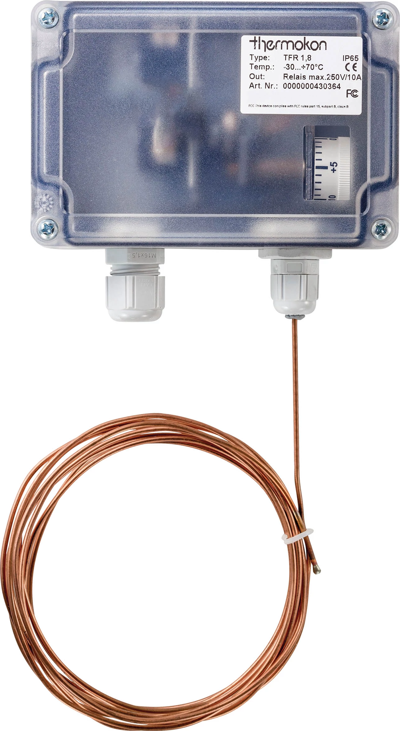 Thermokon TFR 3000 Fagyvédő termosztát, 3m, -10...+12C