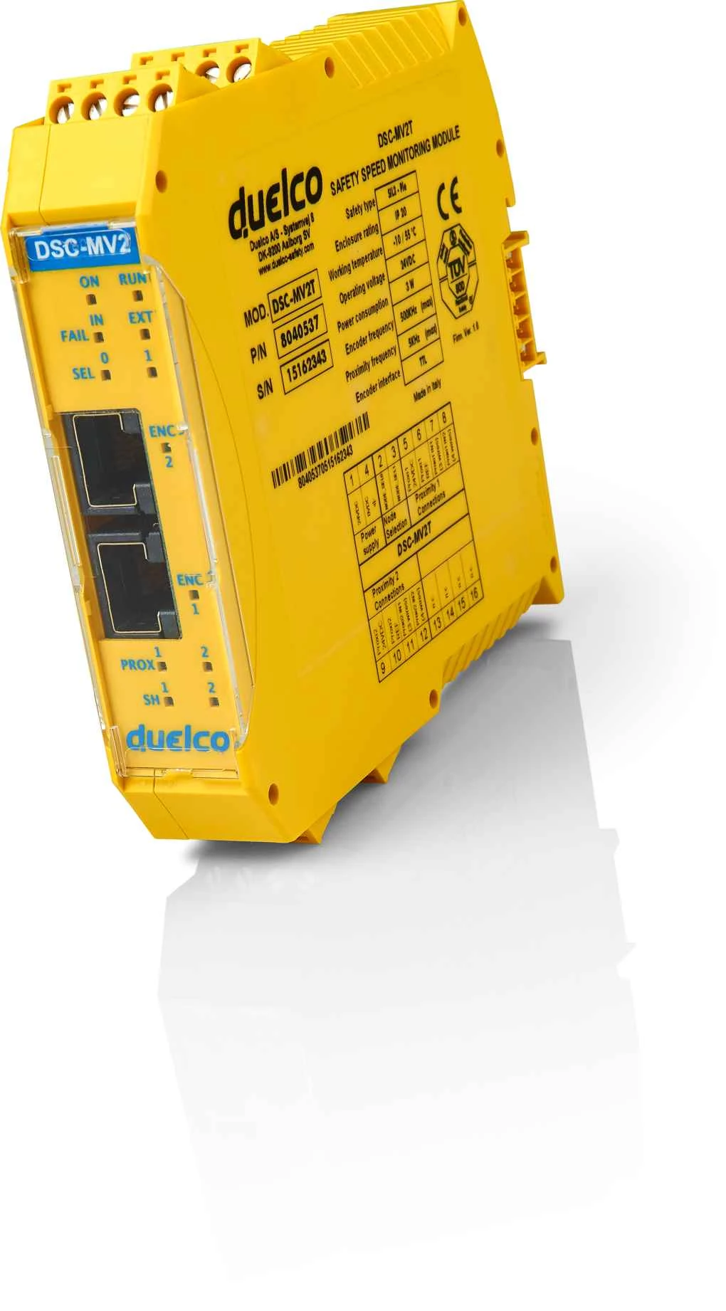 DSC-MV2S 24VDC Kiegészítő modul SIN/COS enkóderhez 2 input